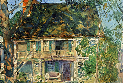 The Brush House Childe Hassam